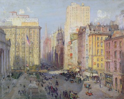 Fifth Avenue, New York, 1913 da Colin Campbell Cooper